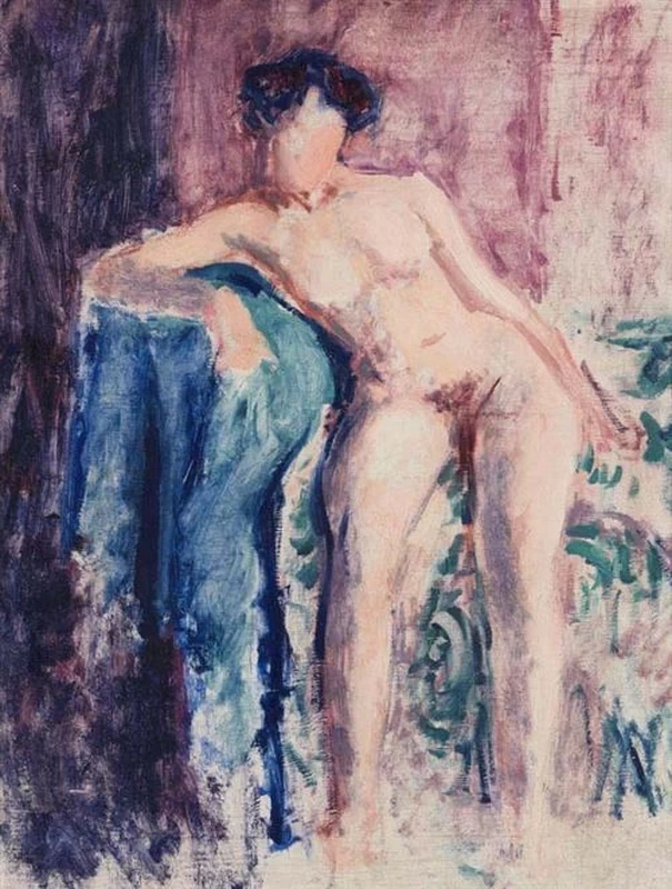 Nudo su un divano (1911 circa)